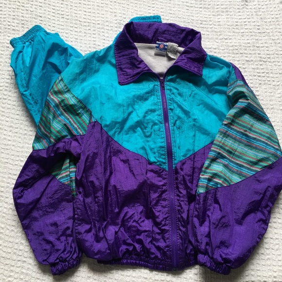 Pro Spirit Athletic Gear Jackets & Blazers - 90’s Windbreaker Set Jacket Pants Small